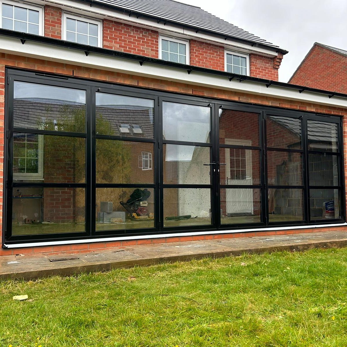 Heritage black bifolds